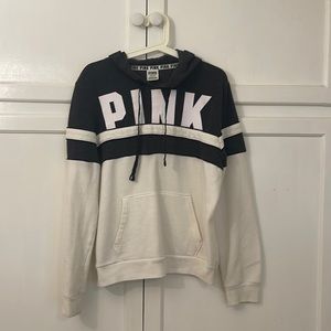PINK Women’s White and Gray Hoodie, will take anything!!